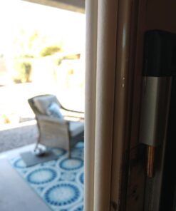 Keliiyo Door Weather Stripping, Window Seal Strip for Doors and Windows - Self-Adhesive Foam Weather Strip | Soundproof Seal Strip Insulation Epdm D Type 66ft(20m) 2 Pack (White) #01White 35 61A 9vIk9L