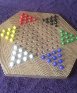 Marbles for Chinese Checkers, 60 pc, 10 each of 6 colors - Made in USA. 9 61A EqV6AZL