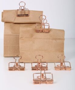 Kikkerland Wire Clips, Copper, Set of 6 (OR73-CO) 15 61A FMxku7L