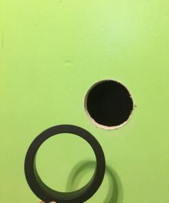 5 Pack Rok Hardware 3" (76mm) Black Round Computer Desk Table Port Wire Cable Cord Organizer Hole Cover Grommet, ROKRG3BLK 3" 5 26 61A GPckUvL