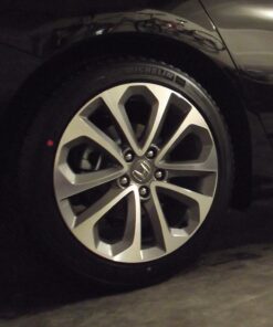 Mothers Car Wash Brush, Wheel and Fender Brush, Short Handle Tire Cleaner for Car Detailing, 10 Inch, Red/Black Standard 43 61A0RMZ5F4L