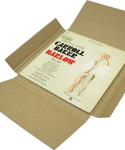 (100) White Vinyl Record LP Shipping Mailer Boxes - Holds 1 to 3 12" Records - Adjustable Height - STRONG 200# Test Cardboard #12BC01VDWH 10 61A2T1xQWML