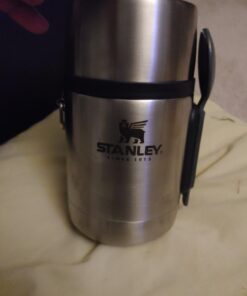 Stanley Adventure Vacuum Insulated Food Jar 18 Oz Stainless/Navy 22 61A2utgsskL