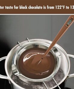 Efeng Candy Spatula with Thermometer Built in and Pot Clip – Fast Instant Read Digital Candy Thermometer,Spatula Thermometer for Chocolate,jams,syrups, Oil Cooking with BPA Free Silicon Spatula 17 61A4XwVjnzS