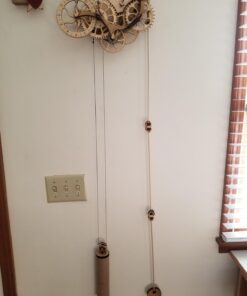 Abong Laser-Cut Mechanical Wooden Pendulum Clock - 3D Clock Puzzle Model Kit - DIY Wooden Clock Kit 26 61A4akjOH L