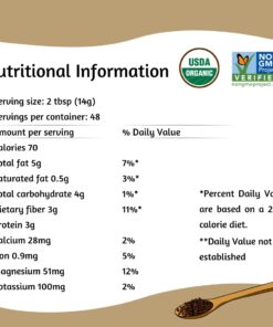 Spectrum Essentials Organic Ground Premium Flaxseed, 24 Oz 26 61A4wHqo8EL