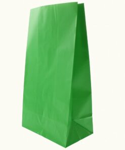 Vibrant Green Paper Party Bags (Pack of 12) - Premium Quality, Perfect for Celebrations & Gifts 12 Count (Pack of 1) 10 61A5nT7IYFS