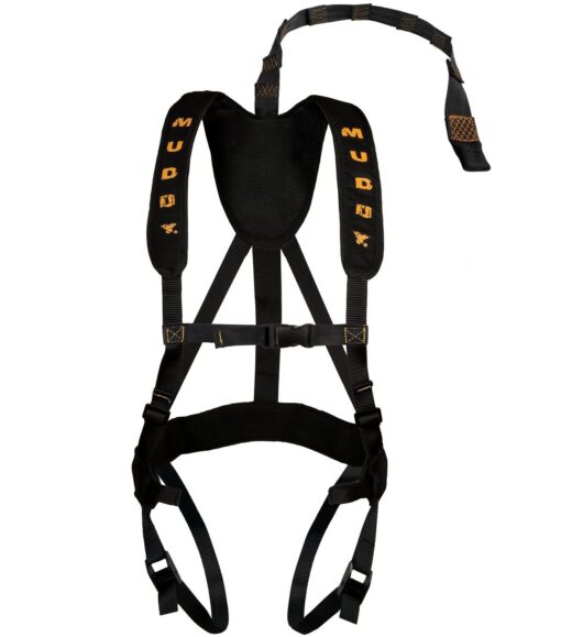 Muddy Outdoors Adjustable Lightweight Padded Magnum Pro/Magnum Elite Treestand Safety Hunting Harnesses for Tree Climbing Magnum Pro Harness