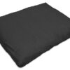 YogaAccessories Cotton Zabuton Meditation Cushion Black 45 61A6rph6EL