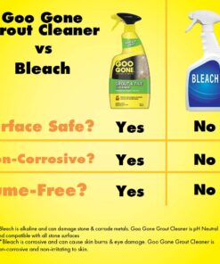 Goo Gone Grout & Tile Cleaner - 28 Ounce - Removes Tough Stains Dirt Caused By Mold Mildew Soap Scum and Hard Water Staining - Safe on Tile Ceramic Porcelain 28 Fl Oz (Pack of 1) 32 61A76Ll7EqL