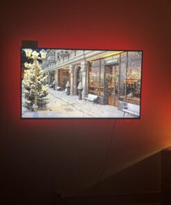 MATICOD LED 9.84ft RGB Strip Lights for TV Behind, USB for 32-43in TV, Bluetooth APP Remote Control Music Sync TV Backlight for Gaming Room Multicolor 9.84FT for 32"-43" TV 22 61A9AoSW7iL