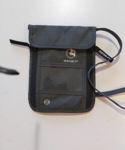 Travel Neck Wallet with RFID Blocking – Passport Holder Neck Pouch for Men and Women to Keep Documents Safe Gray 23 61AAnkYtVFL