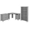 Bush Furniture Salinas Home Office Furniture Set, 55W, Cape Cod Gray 28 61ACK0s5z0L