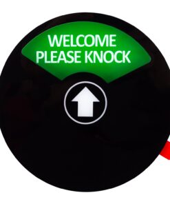 Kichwit Privacy Sign, Do Not Disturb Sign, Out of Office Sign, Welcome Please Knock Sign, Office Sign, 5 Inch, Black 12 61ACx9cJejL
