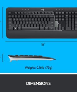 Logitech MK545 Advanced Wireless Keyboard and Mouse Combo 35 61ADKc9AVL
