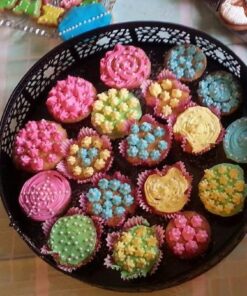 BIGTEDDY - 108pcs Cake Bakeware Sugarcraft Icing Decoration Kit with Flower Modelling Mold Mould Fondant Tools 30 61AE2DFbAWL