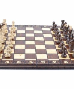 Alternative view of Wegiel Chess Set - Consul Chess Pieces and Board - European Wooden Handmade Game - JUNIOR