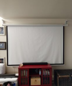 Elite Screens 6" White Projector Screen L-Brackets, Single Metal Welded Construction, Wall or Ceiling Mount - Includes Hooks and Hardware, Model: ZVMAXLB6-W 37 61AIjyaqM9L