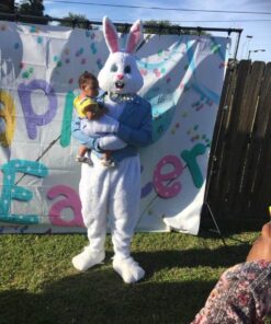 Rubie's Costume Plush Adult Bunny Shoes One Size White 23 61AJLY4mpwL