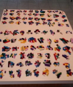 SCS Direct Building Block Bricks- Set of 1000 Pc Bulk Set-10 with 54 Roof Pieces- Compatible & Tight Fit with All Major Brands- Great for Activity Tables, Creativity & School Projects 70 61AJjyIqeL