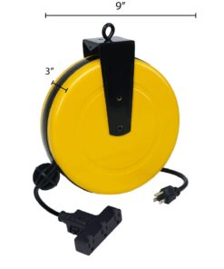Retractable Extension Cord Reel w/Circuit Breaker 13 61AK6XPKVdL