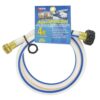 Valterra AquaFresh High Pressure Drinking Water Hose, Water Hose Hookup for RV - 1/2" x 4', White 1/2" x 4' 29 61AL84YrSSL