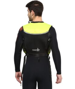 Phantom Aquatics Jacket Style Zippered Snorkel Vest Yellow 7 61ALXVK3bVL