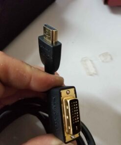 Amazon Basics HDMI A to DVI Adapter Cable, Bi-Directional 1080p, Gold Plated, Black, 6 Feet, 1-Pack For Television 6 ft 36 61ALzY9IOL