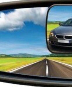 Total View 360 Wide Angle Universal Adjustable Blind Spot Mirror, Frameless Square Design, 2 Pack 19 61AMbo r4UL