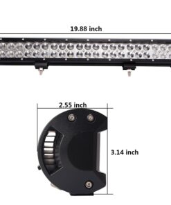 Senlips 126W 20 inch Spot&Flood Combo Off Road Bar Fog Lights Waterproof Bar Led Driving Vehicle Lamp for Trucks ATV UTV Boat 28 61ANdrf5EhL