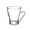 Bormioli Rocco Oslo Cappuccino Glass Cups, Clear, 8 Ounces (4 Pieces) 4 Count (Pack of 1) Elegant Standard Packaging