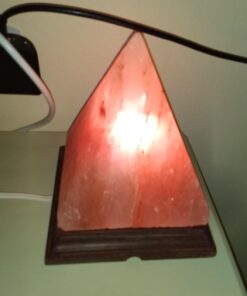Indus Classic IC-L1017 LG-01 Salt Crystal Lamp, Pyramid Shape, Pink 16 61AP5r ncvL
