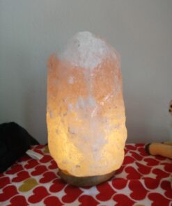 Himalayan Glow HS-1003 Himalayan Hand Carved Crystal Salt Lamp with Wooden Base, 6-7 LBS, Pink 73 61AQMYtyqPL