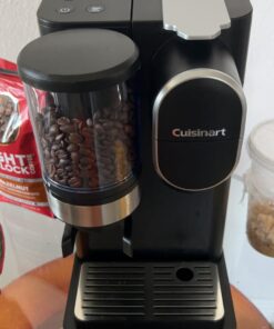 Cuisinart Single Serve Coffee Maker + Coffee Grinder, 48-Ounce Removable Reservoir, Black, DGB-2 Burr Grind & Brew 30 61ASoaEWWL