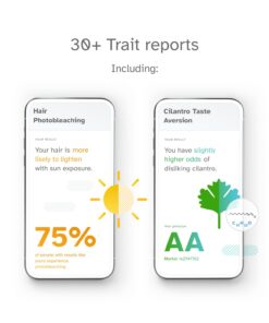 23andMe Ancestry Service - DNA Test Kit with Personalized Genetic Reports Including Ancestry Composition with 2750+ Geographic Regions, Family Tree, DNA Relative Finder and Trait Reports 29 61AULupuf2L