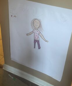 CREGEAR Large Chart Paper for Teachers, Sticky Flip Chart Paper 25 x 30 Inches,30 Sheets/Pad, Easel Paper Pad for White Board with 10 Colorful Markers 6 Sticky Note Pads 7 Pack (25 x 30 Inches 7PACK) 30 61AUp4JYlML