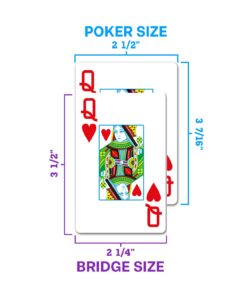 Copag 1546 Design 100% Plastic Playing Cards, Poker Size Black/Gold (Jumbo Index, 1 Set) Jumbo Index 26 61AVIGnBydL