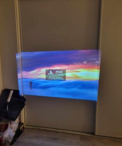 NexiGo PJ40 Projector with WiFi and Bluetooth, Native 1080P, 4K Supported, Projector for Outdoor Movies, 300 Inch, Zoomable, 20W Speakers, Home Theater, Compatible w/TV Stick, iOS, Android (Black) 89 61AW69nzRxL