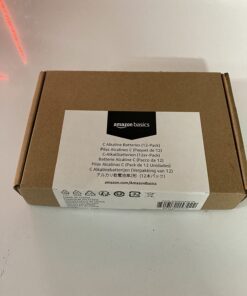 Amazon Basics 12-Pack C Cell Alkaline All-Purpose Batteries, 1.5 Volt, 5-Year Shelf Life 12 Count (Pack of 1) 30 61Ab qvBuYL
