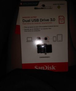 SanDisk 64GBUltra Dual USB Drive 3.0, SDDD2-064G-GAM46(Black) 64GB Black 27 61AbKuGiPPL