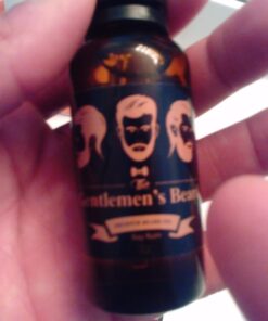 The Gentlemen's Beard Premium Bay Rum Beard Oil - Conditioner Softener - All Natural - Softens, Strengthens and Promotes Beard & Mustache Growth - Leave In Conditioner Moisturizes Skin 29 61AbmIr ZcL
