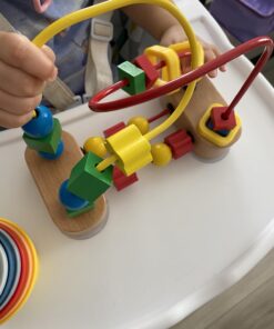 Melissa & Doug First Bead Maze - Wooden Educational Toy for Floor, High Chair, or Table - Infant Maze Toy, Bead Maze Toys For Toddlers And Babies 4.2 x 7 x 8.6 inches ; 1.3 pounds Standard 29 61Ae4CzdhBL 1