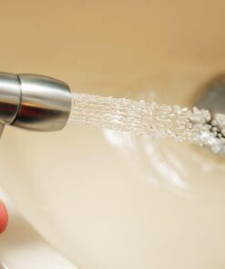 SmarterFresh Easy-Install Cloth Diaper Sprayer for Toilets – Luxury Handheld Bidet Attachment – Multi-Use Toilet Faucet with Simple Pressure Control (Curved Sprayhead) Stainless Steel 47 61Afi2RsljL