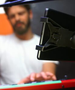 IK Multimedia iKlip Xpand Tablet Holder for mic Stands, fits iPad and Android Tablets Between 7" to 12.9" with an Adjustable 360° Swivel and Soft-Touch fit 24 61AgLzhKS1L