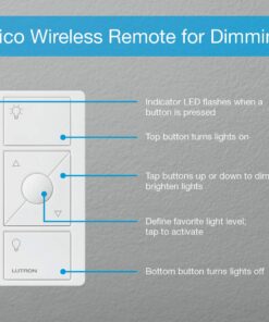 Lutron Caseta Smart Lighting Dimmer Switch and Remote Kit | P-PKG1W-WH | White 49 61AgUgb0BL