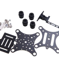 GoolRC Gimbal FPV Camera Mounts with Anti Vibration Plate Replacmenet for DJI Phantom Walkera Qr X350 Gopro Hero 3 3+ 4 CF Carbon Fiber 24 61AghXujiZL