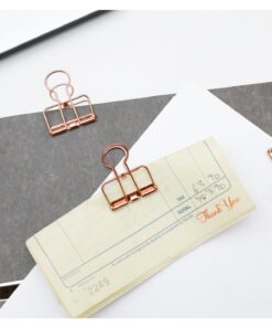 Alternative view of Kikkerland Wire Clips, Copper, Set of 6 (OR73-CO)