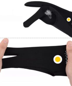 2 Pack Omonic Artist Glove Two Finger Glove for Light Box Graphic Graphics Drawing Tablet Light Box Tracing Light Pad Drawing Tablet Glove,Free Size Prevents Smudges 11 61AhcUglJ3L