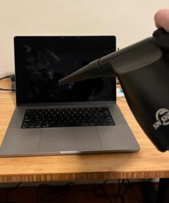 SIN SHINE - Compressed Air 3.0- Multi-Use Electric Air Duster for Cleaning Dust, Hairs, Crumbs, Scraps for Laptop, Computer, Replaces Compressed Air Cans (AD01-Black) Ad01-black 33 61AinRGF9RL