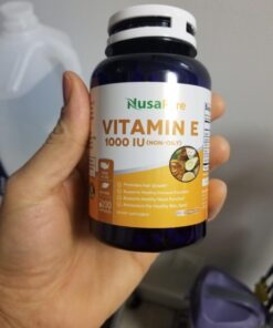 NusaPure Vitamin E 1000 IU 200 Tablets (Non-GMO & Gluten-Free) - Mixed Tocopherols 29 61AjtwXFuQL 1